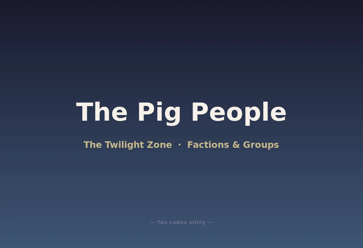 The Pig People