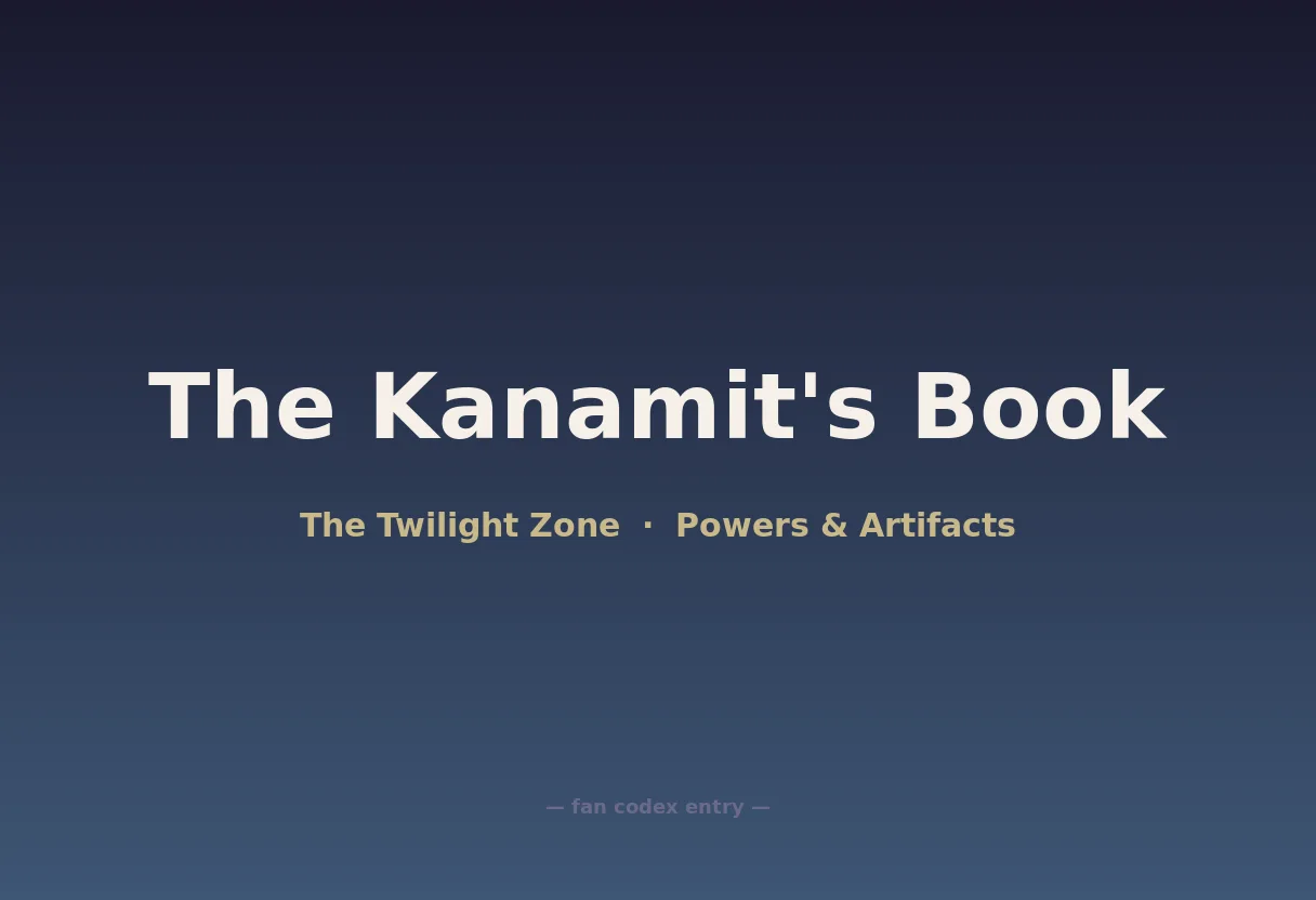 The Kanamit's Book