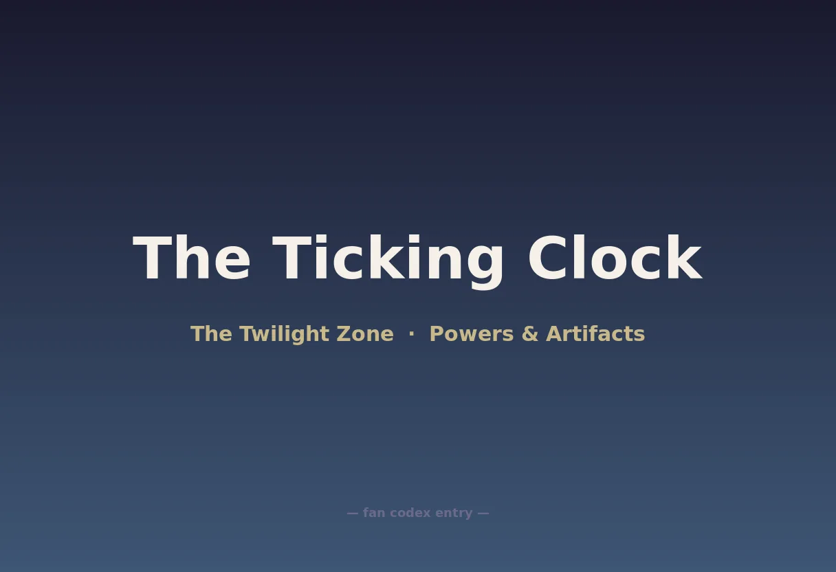 The Ticking Clock